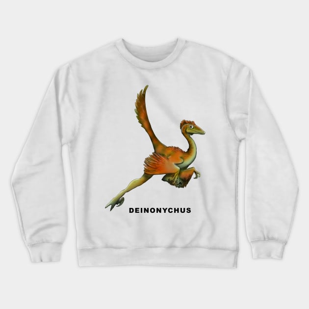 Deinonychus Crewneck Sweatshirt by lucamendieta